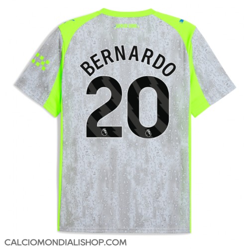 Maglie da calcio Manchester City Bernardo Silva #20 Terza Maglia 2025-26 Manica Corta